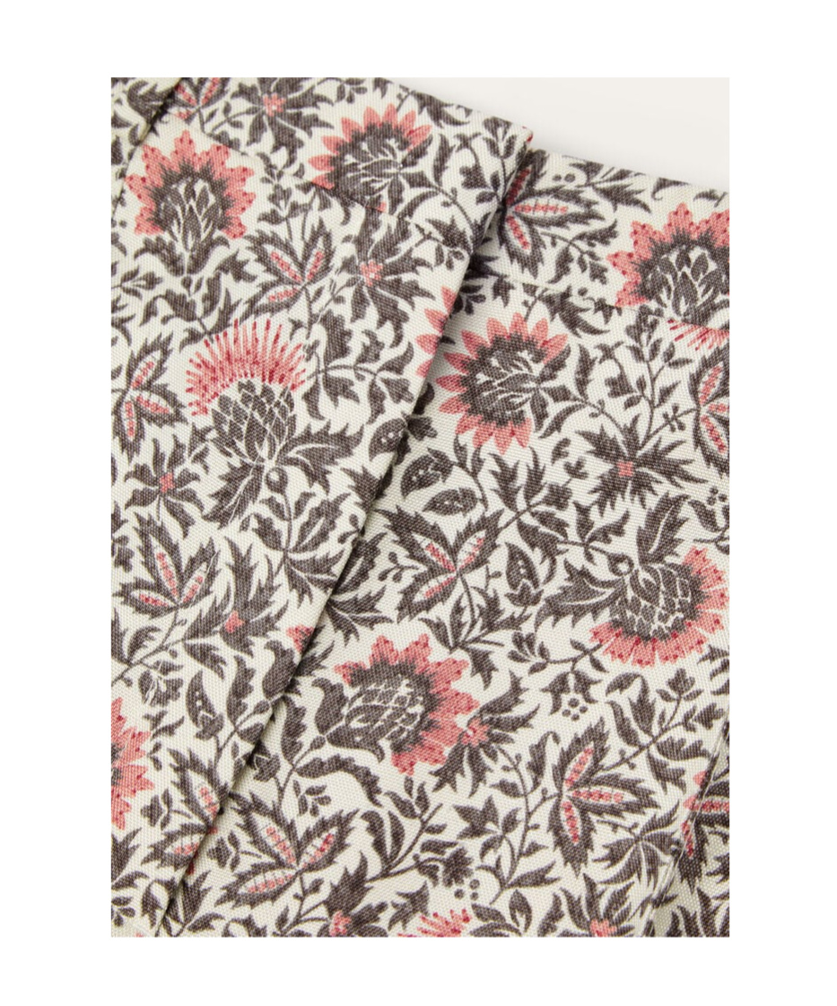 Loro Piana Dan Trousers In Chalk Color/graphite Powder/dahlia Color