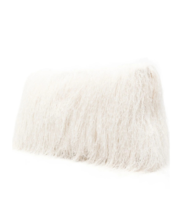 Dries Van Noten Flap Shoulder Bag In White