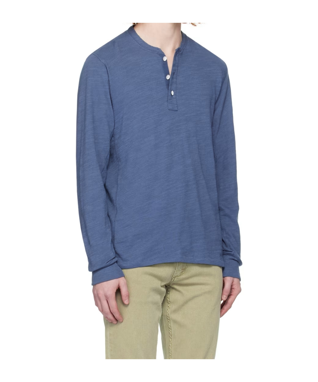 Rag & Bone Blue Classic Flame Henley