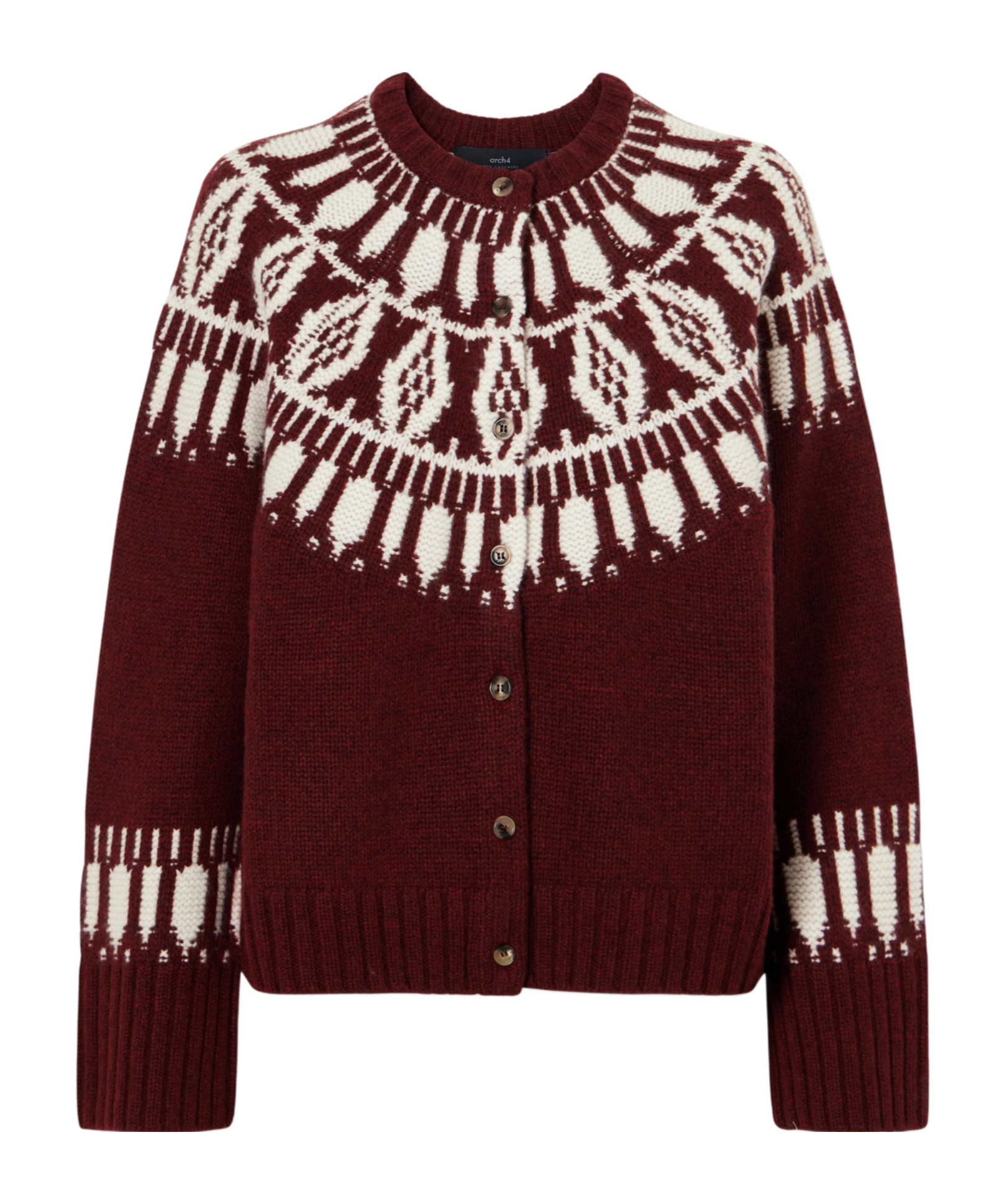 Arch4 Aspen Cashmere Cardigan In Brown