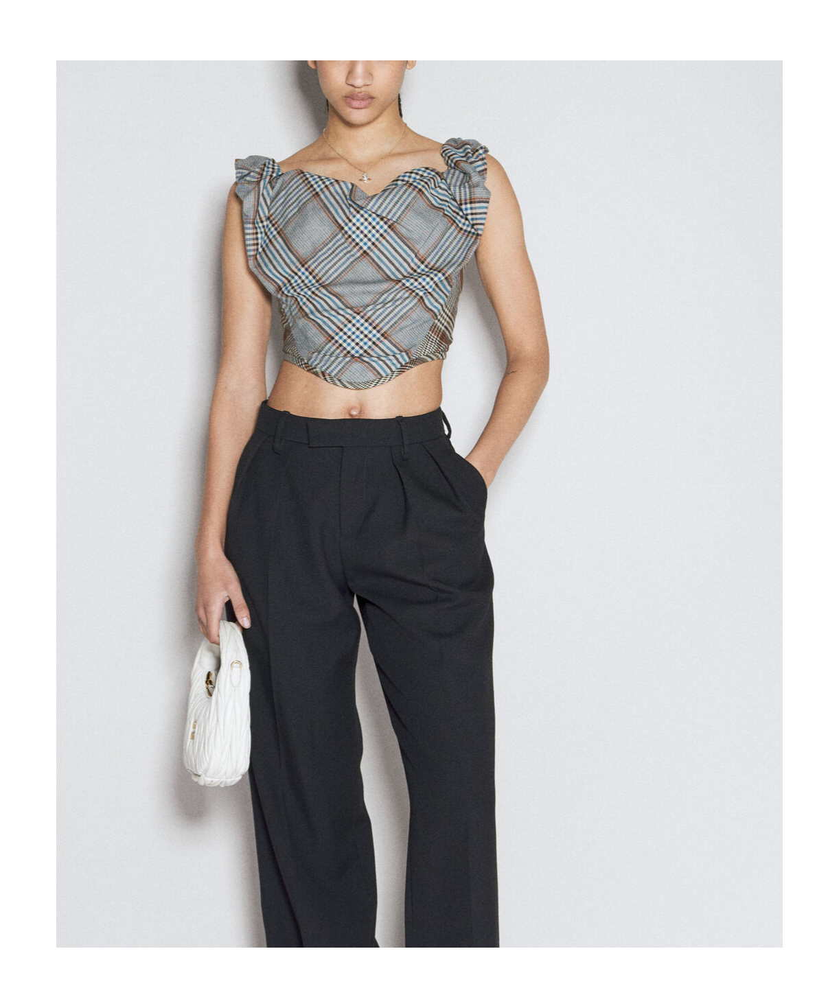 Vivienne Westwood Sunday Corset Top In Black