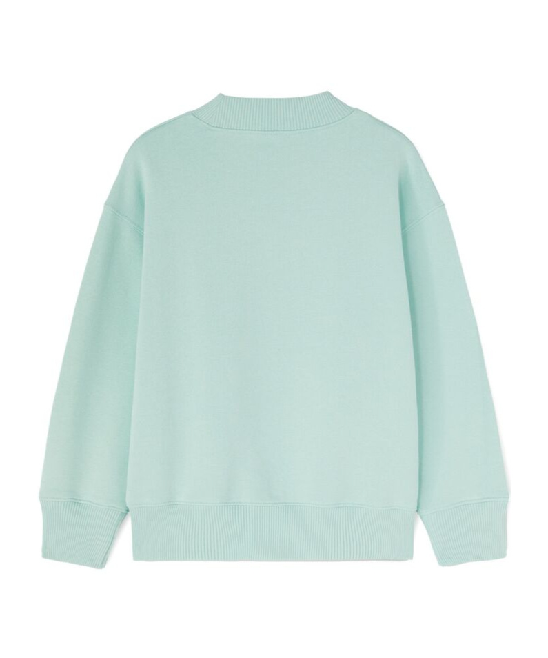 Palm Angels Print Sweater In Green