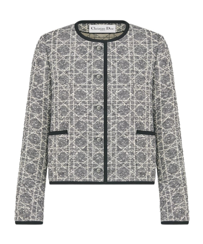 Dior Christian Button-up Crewneck Jacket