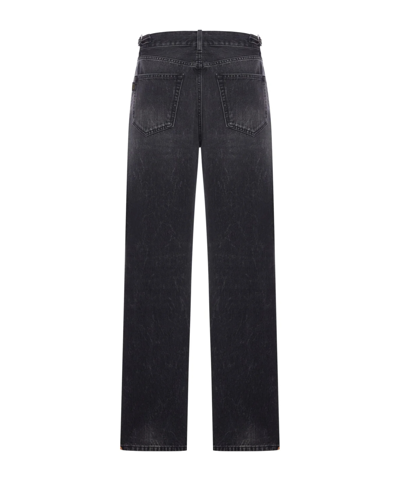 Haikure Straight Five-pocket Jeans In Black