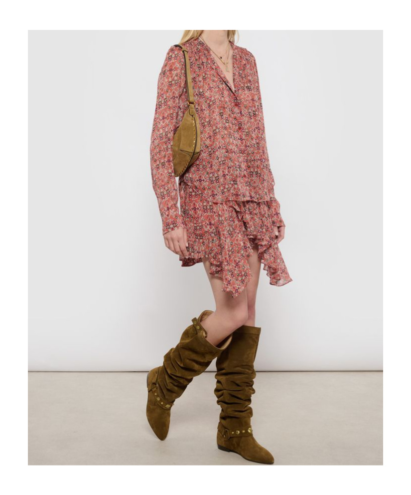 Shop Isabel Marant Étoile Noeline Rust Blouse