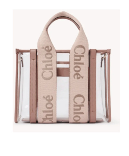 Chloé Woody Logo Detailed Tote Bag In Multi