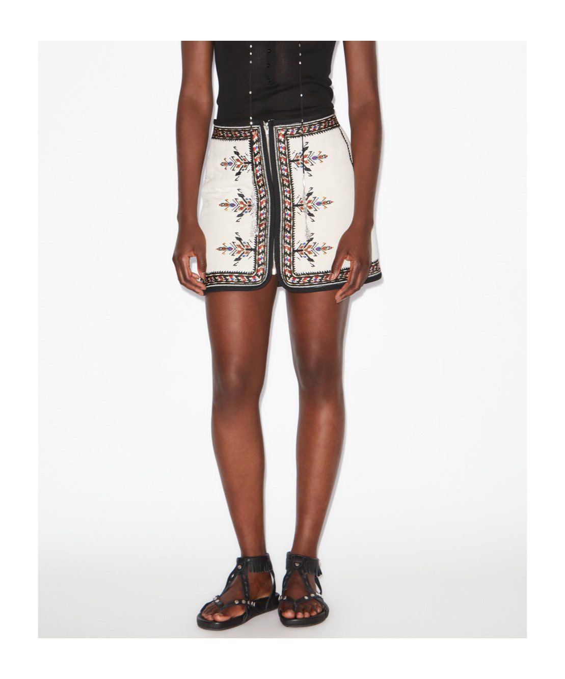 Shop Isabel Marant Étoile Zeria Skirt In True Color