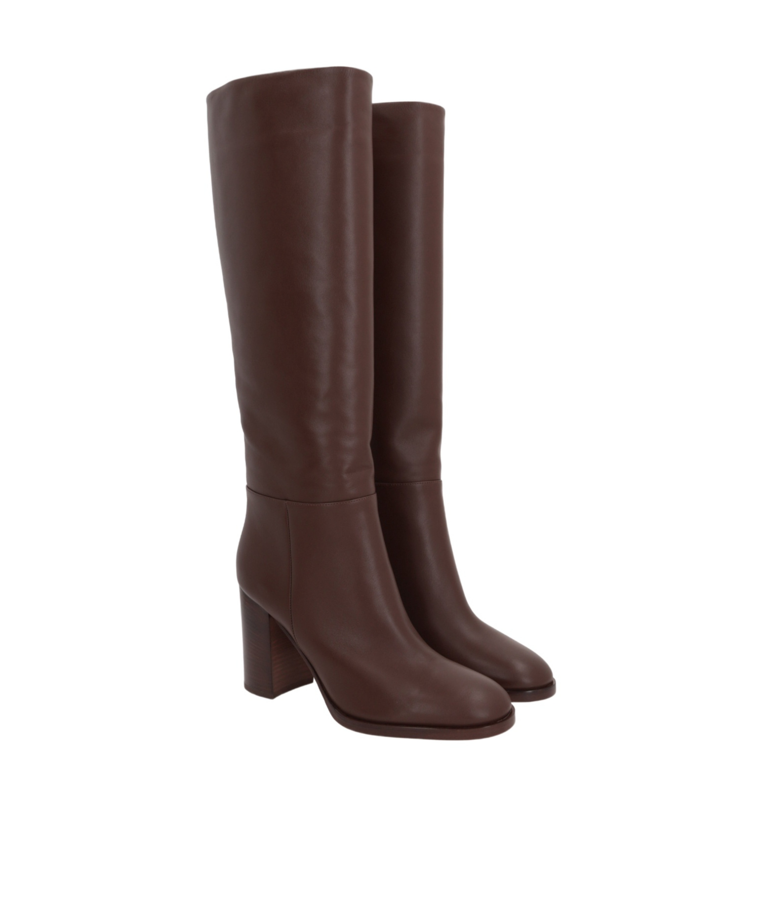 Gianvito Rossi Thick-heeled Boots In Brown
