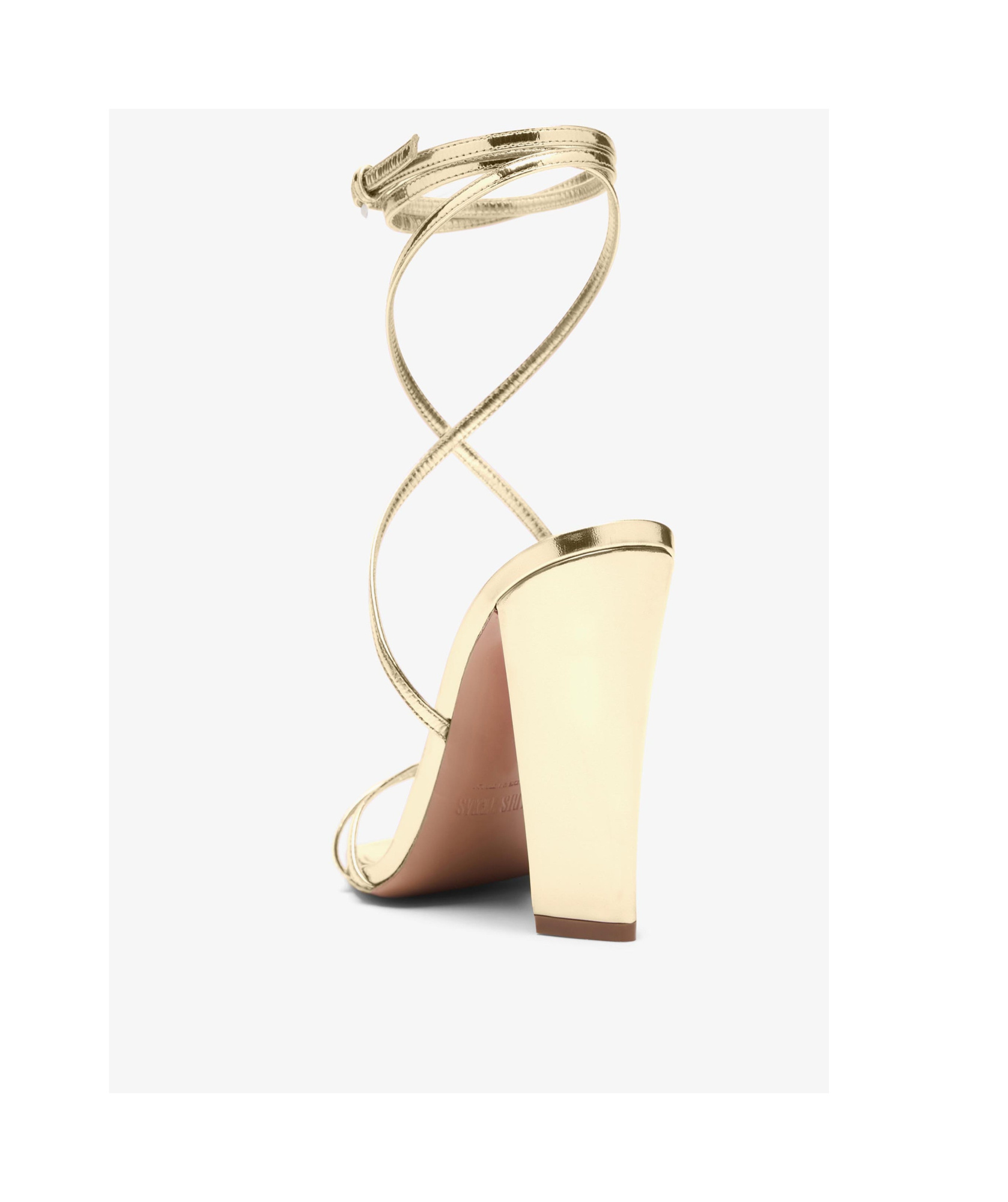 Shop Paris Texas Diana Crossover Strap Heeled Sandals In Nude