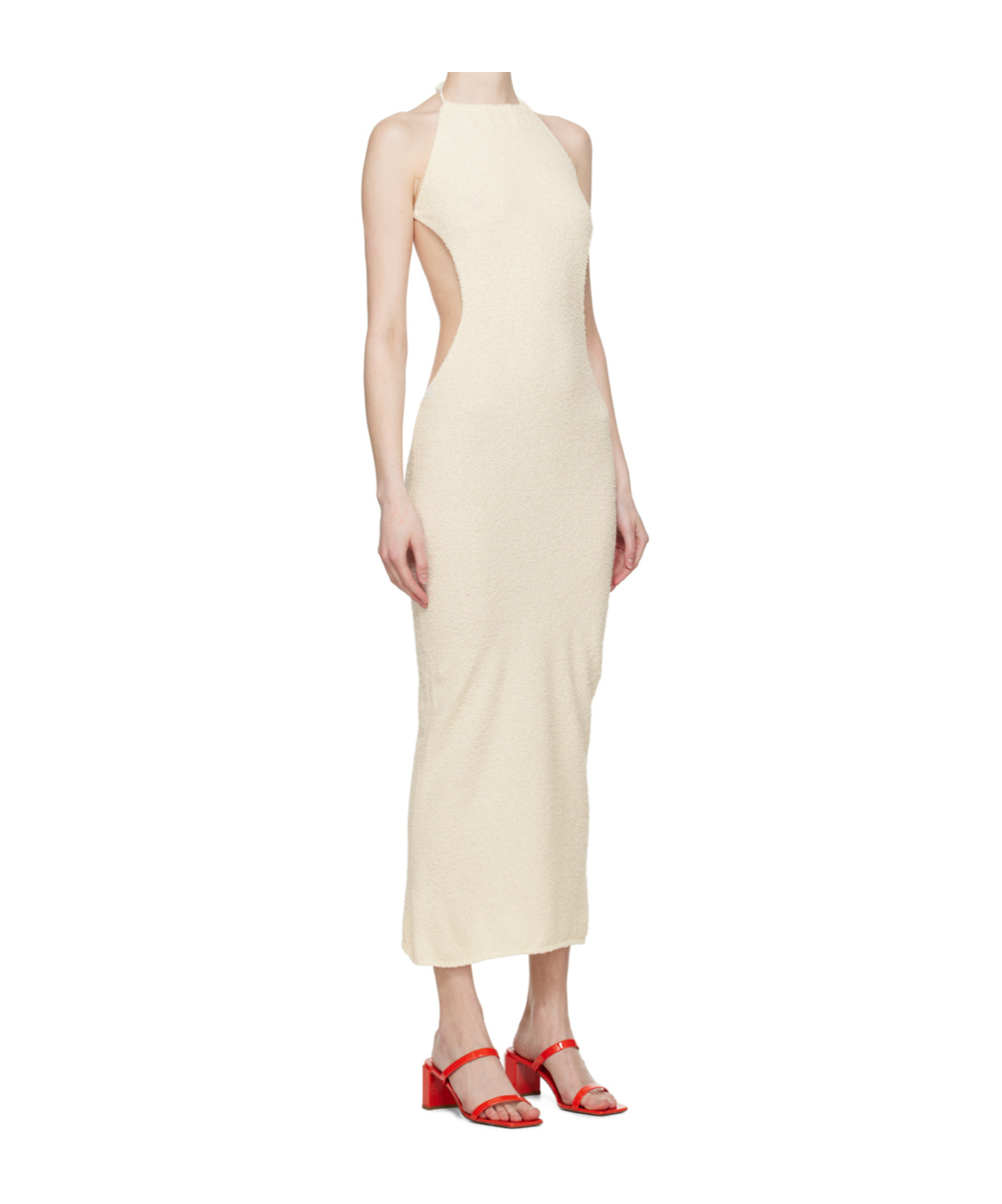 Gimaguas White Marsa Maxi Dress In Neutral