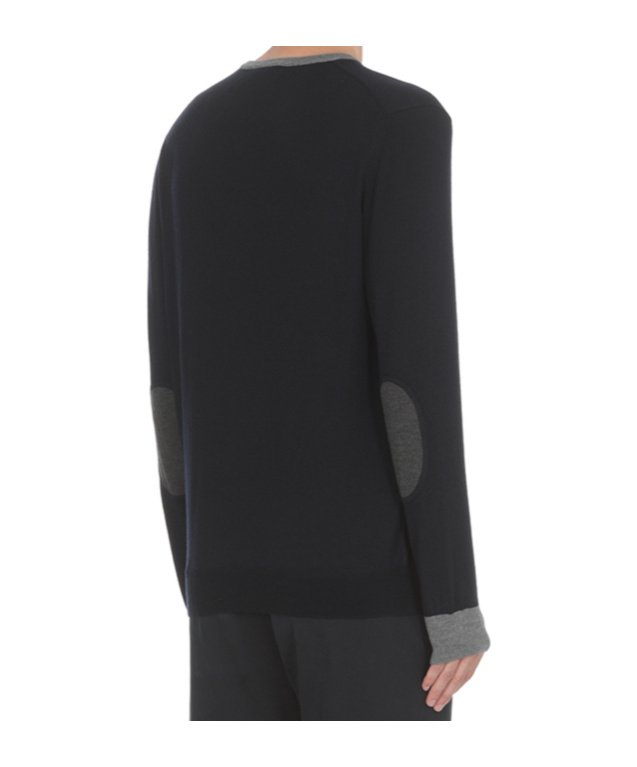 Fay Round Neck Sweater In Black