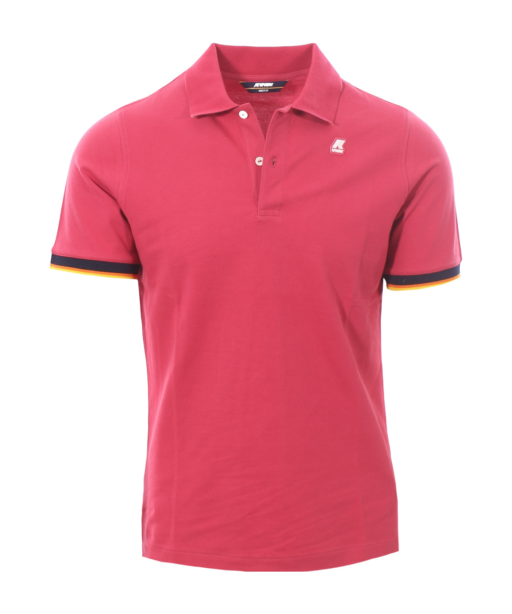 Shop K-way Short-sleeved Polo Shirt In Red