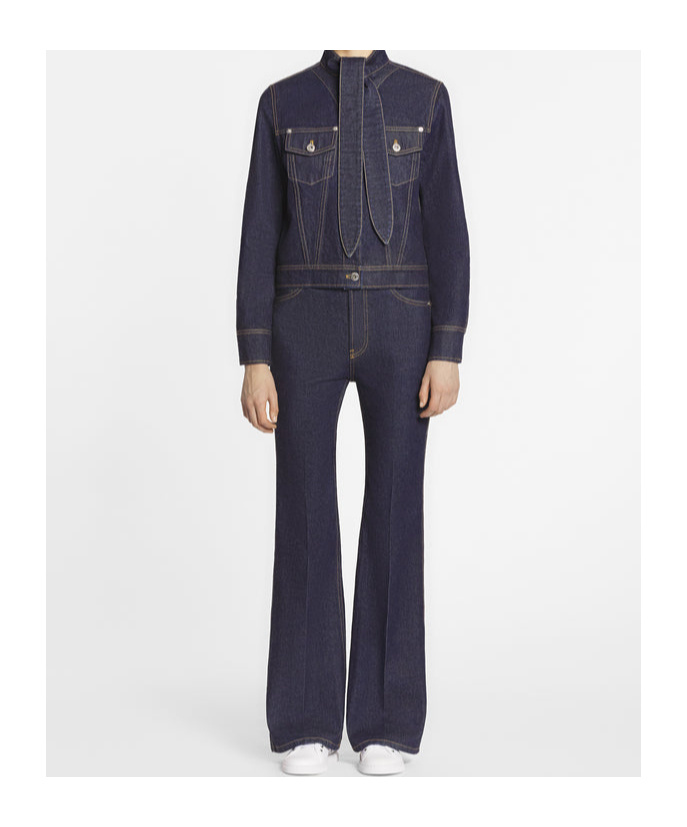 Lanvin Belt-loop Jeans In Black