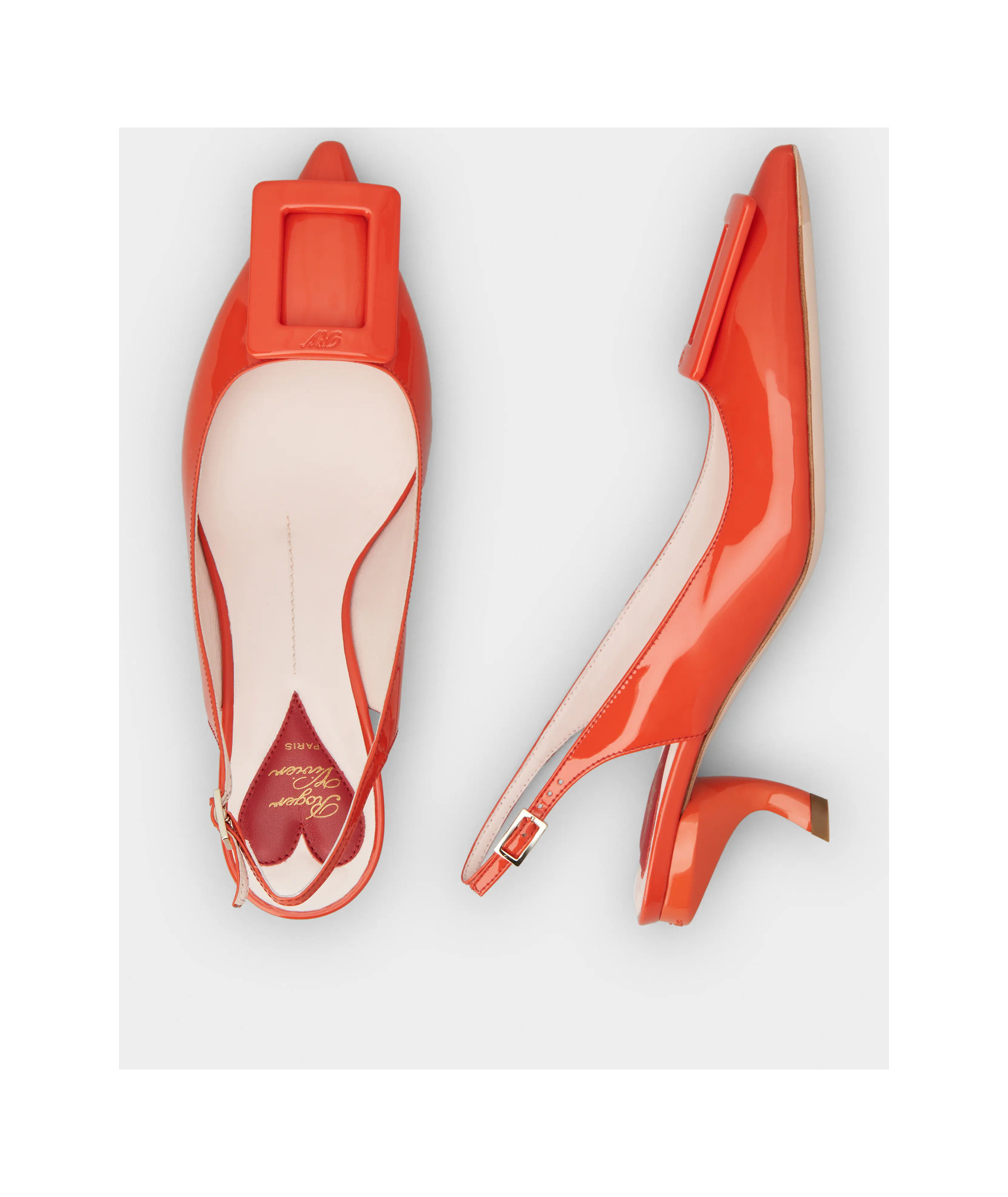 Roger Vivier Woman Pumps Red Size 8 Calfskin In Red