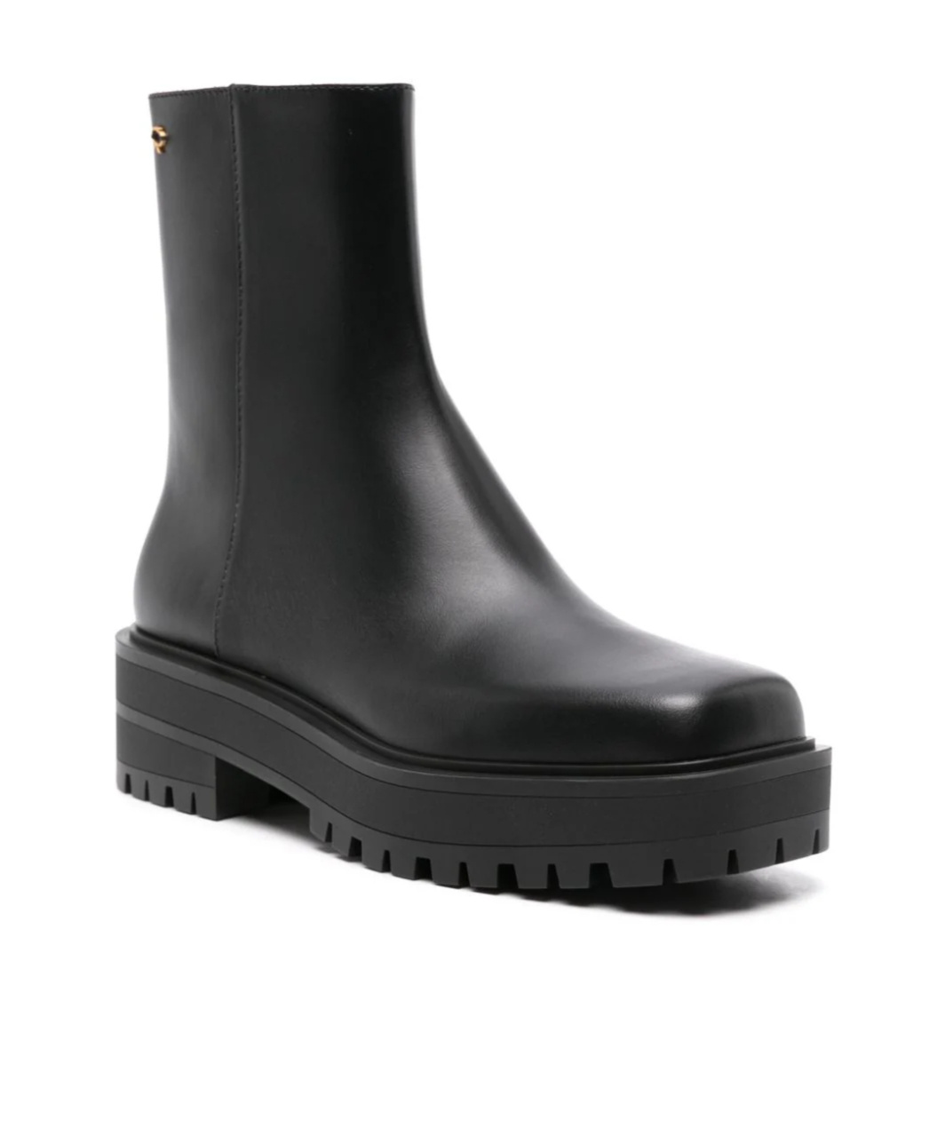 Gianvito Rossi Women's Warner Biker Booties In Black