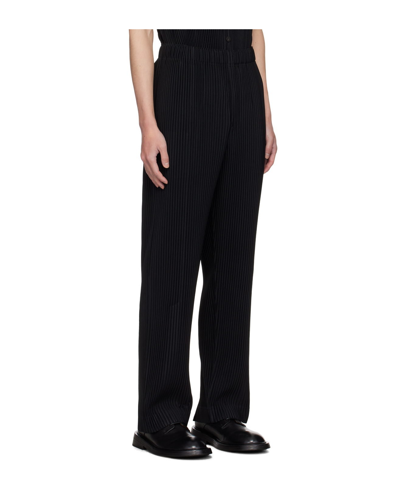 ISSEY MIYAKE PLISSÉ-EFFECT TROUSERS