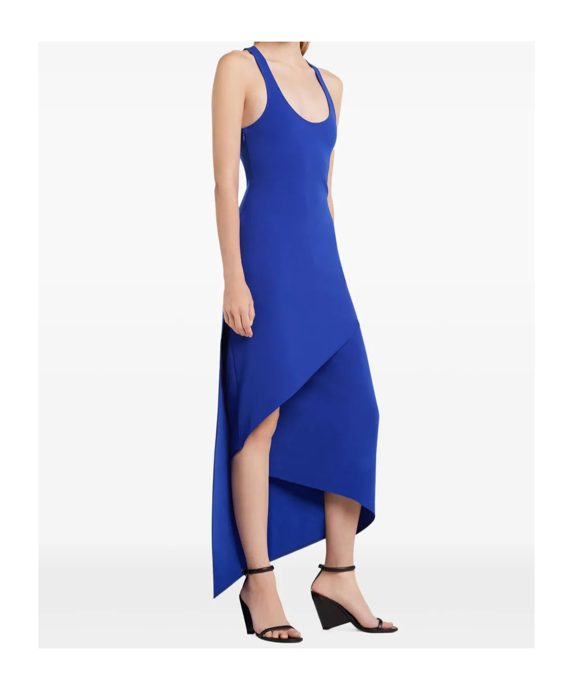 Courrèges Infinity Crepe Sleeveless Maxi Dress