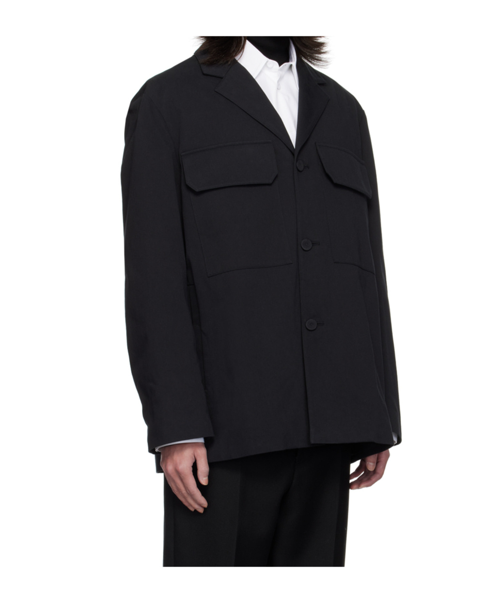 Jil Sander Wool Shirt In Multicolor