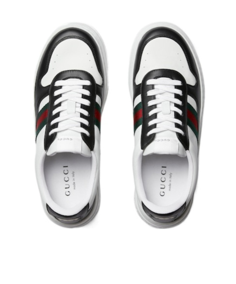 Gucci Chunky B Leather Sneakers In Multi