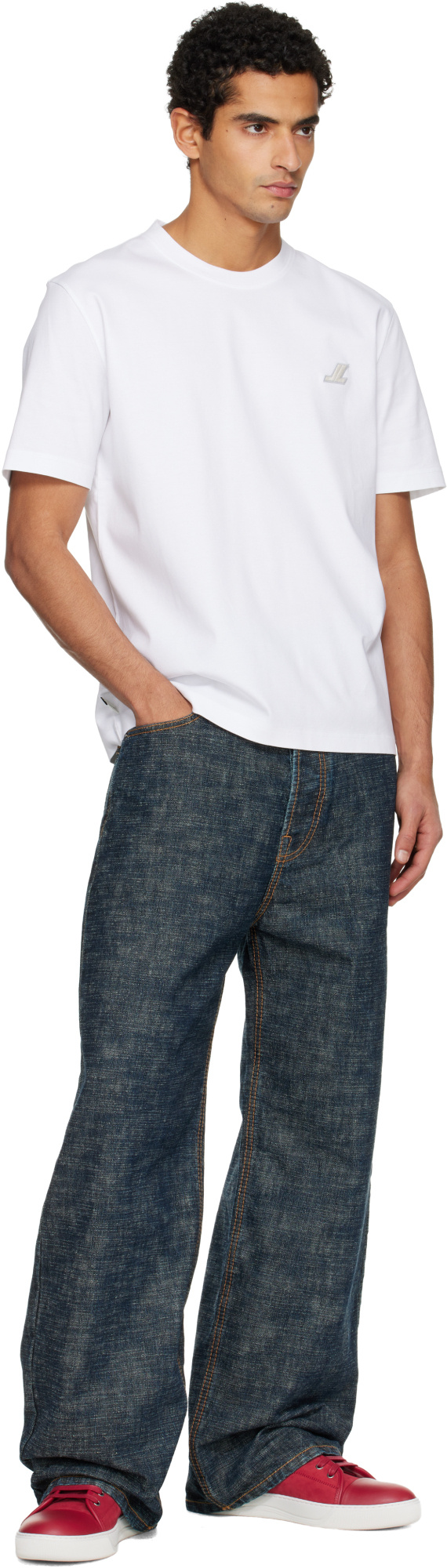 Lanvin Dbb1 Sneakers In Red