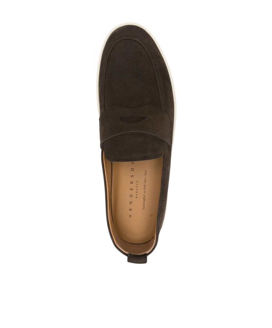 Henderson Baracco Round Head Low-cut Casual Shoes In Brown