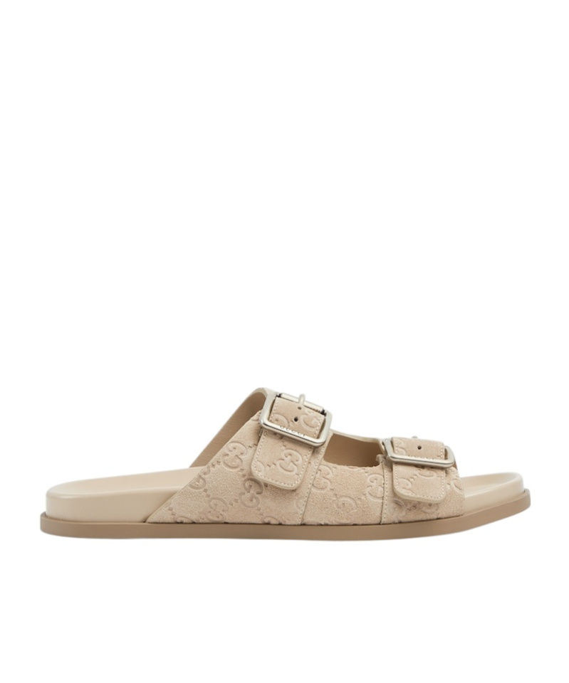 Gucci Slide Sandals In Nude