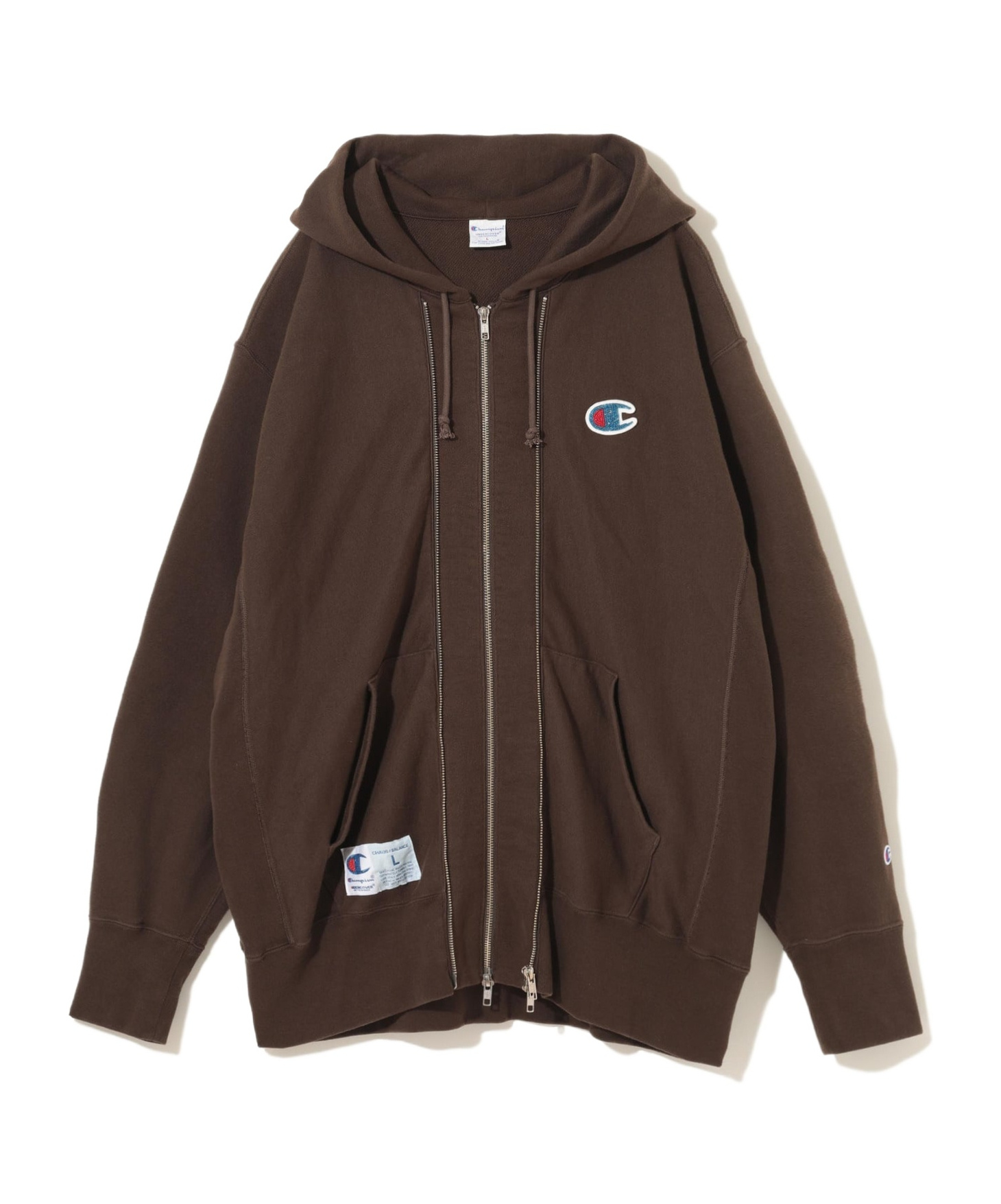 Undercover X Champion Hoodie In Green