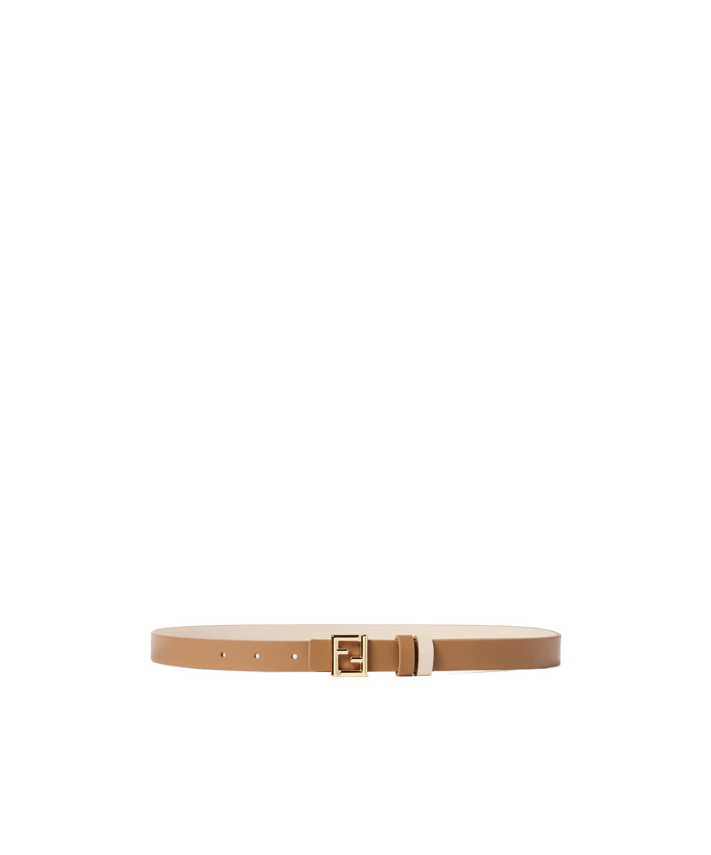 Fendi Ff Belt In Brown