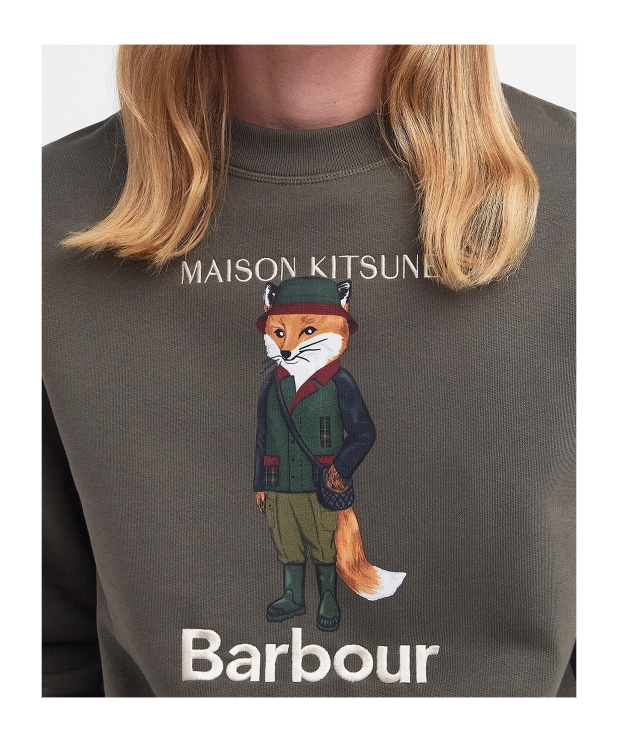 Barbour X Mk Beaufort Fox Cotton Sweatshirt In Black