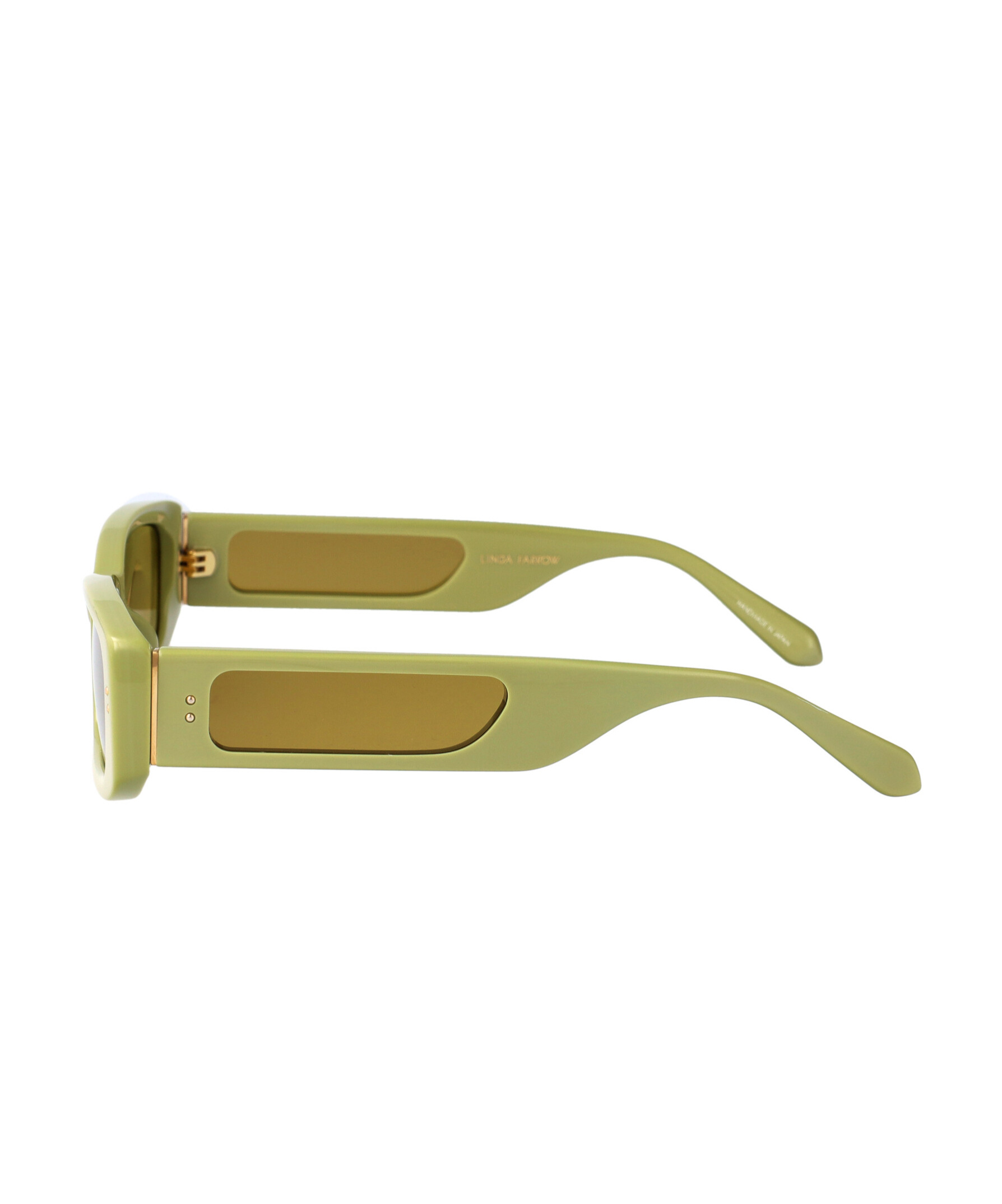 Linda Farrow Rectangle-frame Sunglasses