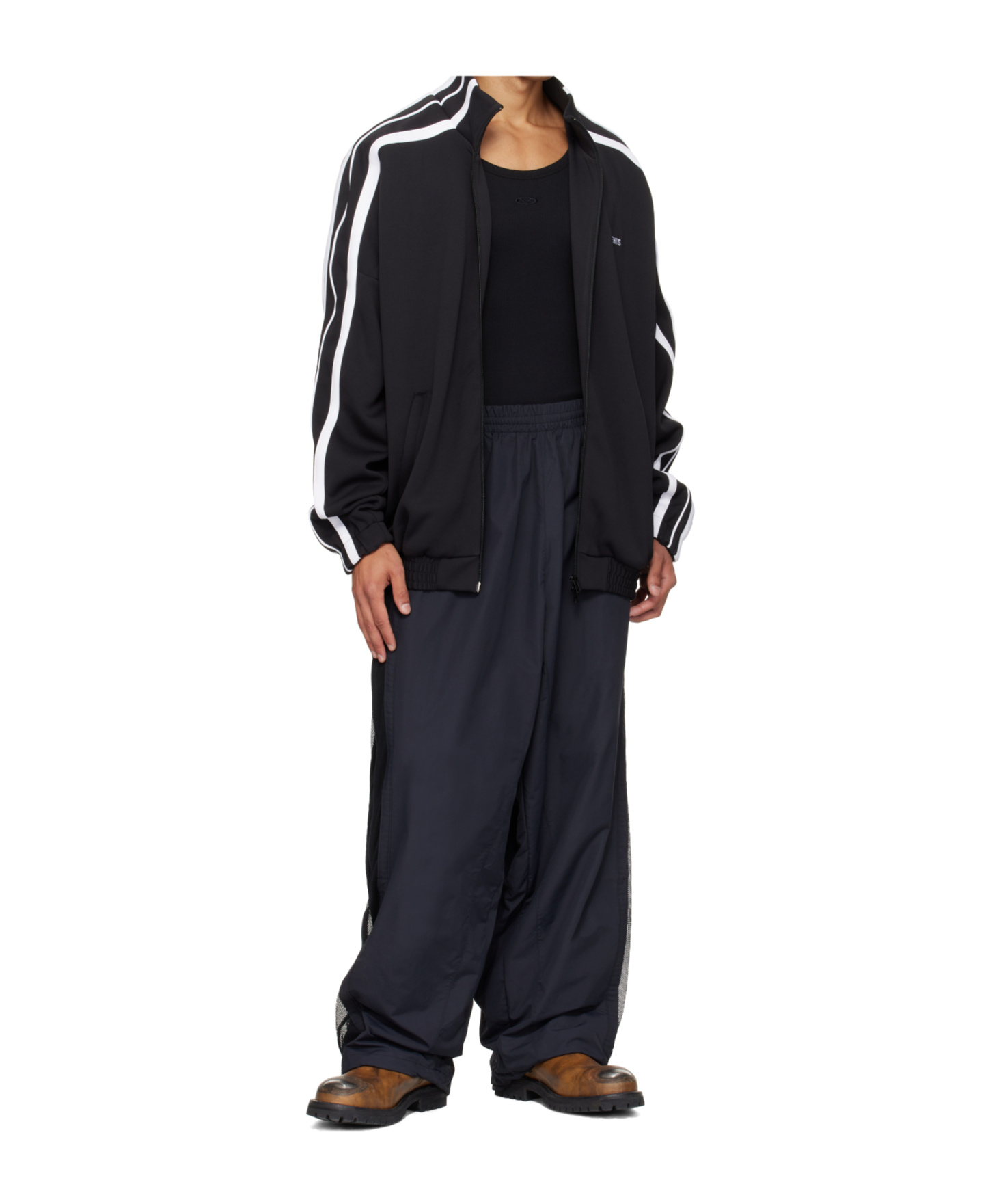 Vetements Zipper Jacket In Black