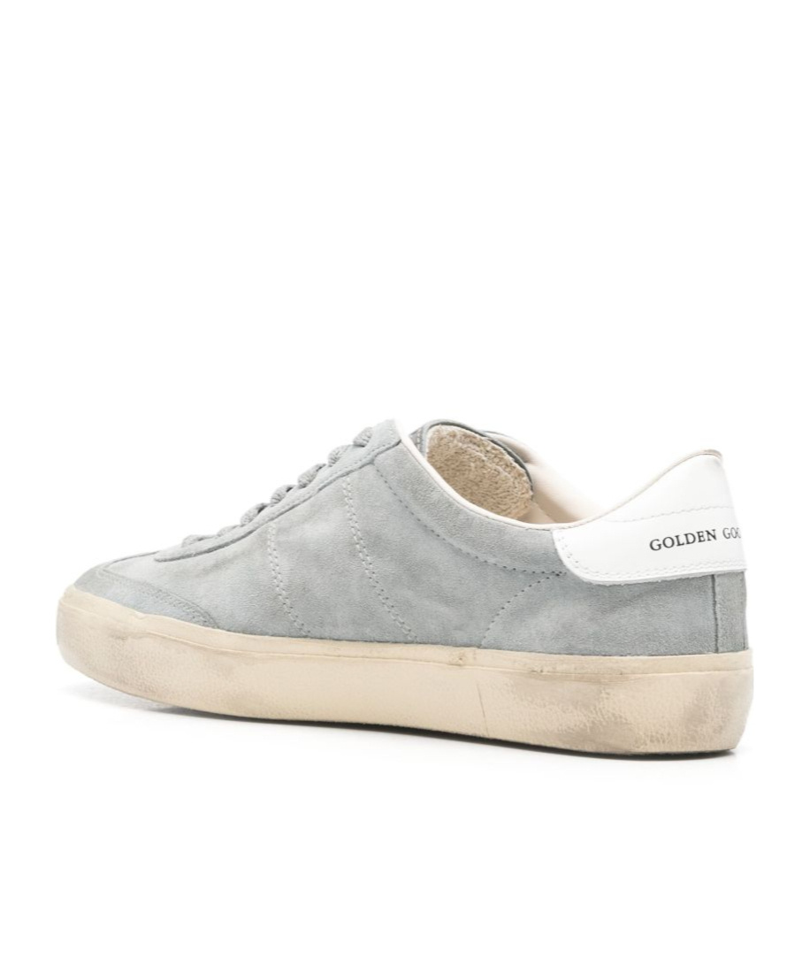 Golden Goose Low Top Suede Sneakers In Gray