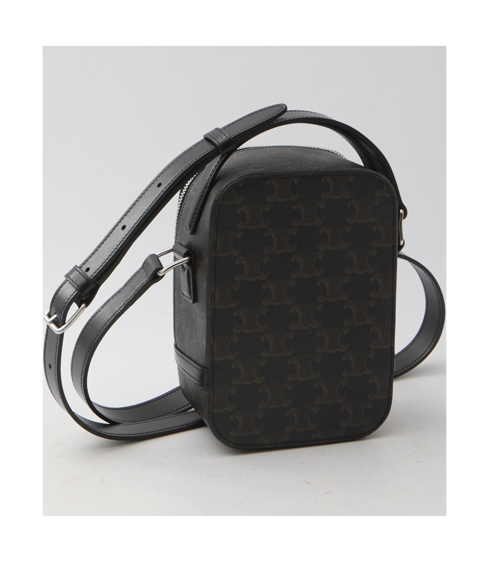 Celine Triomphe Shoulder Bag In Black