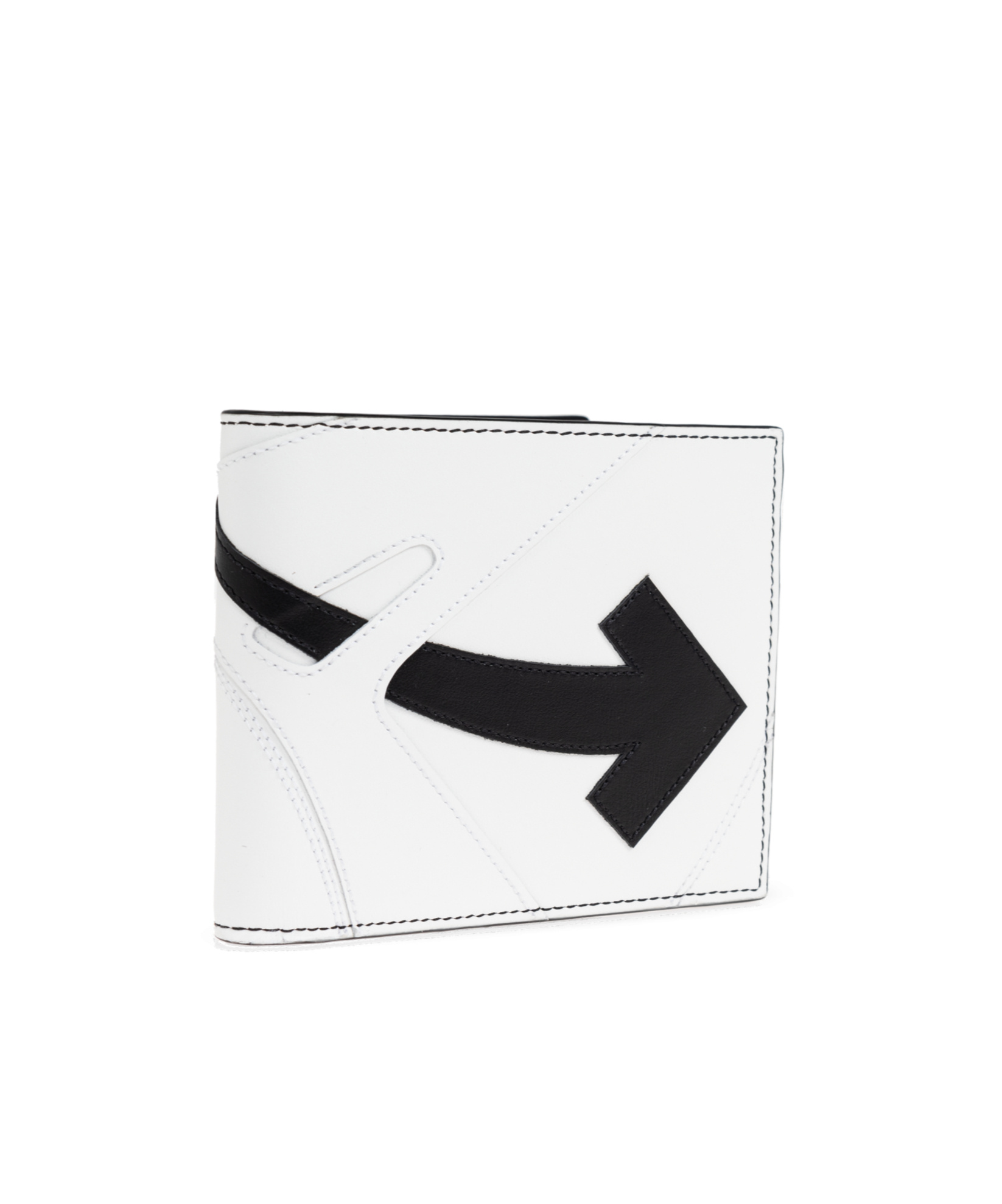 Off-white Ooo Sneaker Bi-fold Wallet In White