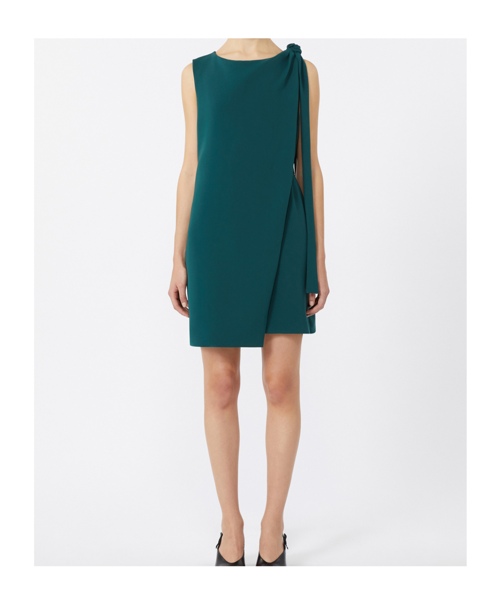 Max Mara Cady Tunic Dress In Green