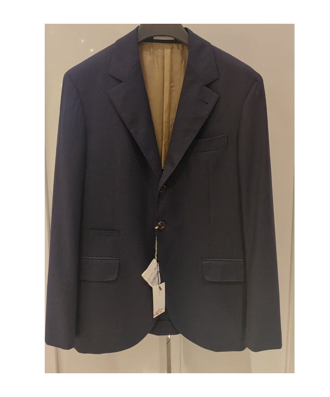 Brunello Cucinelli Long Sleeve Blazer In Brown