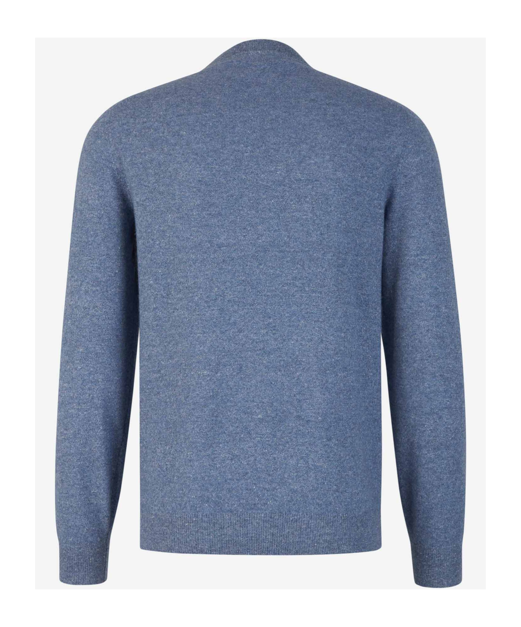 Fedeli Round Neck Sweater In Blue