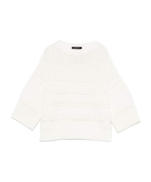 Fabiana Filippi Open-knit Sweater In White