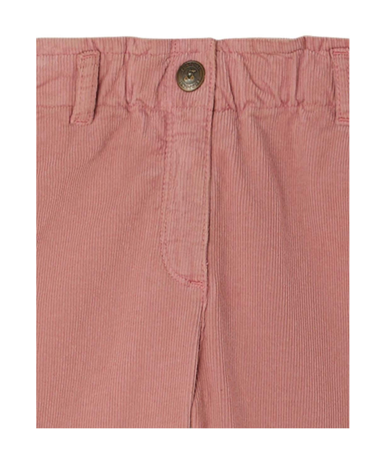 Bonpoint Elasticated-waist Corduroy Trousers In Pink