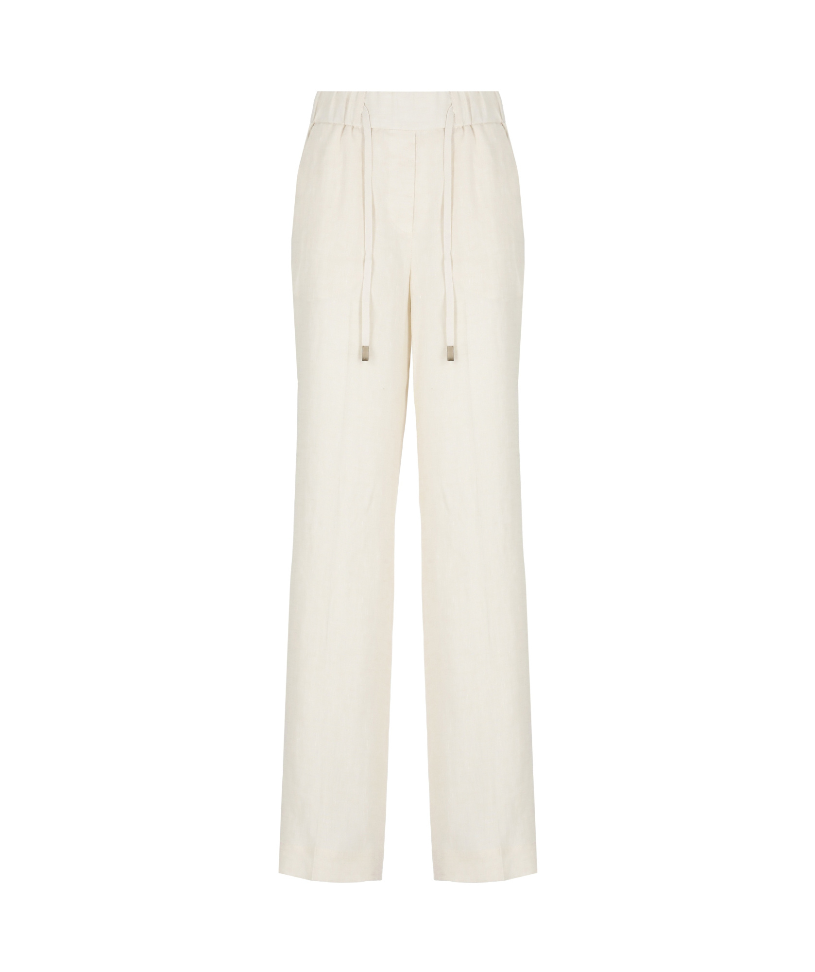 Peserico Drawstring Casual Pants In White