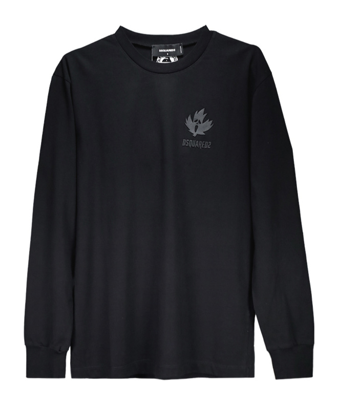 Shop Dsquared2 Logo Pattern Sweater In Black
