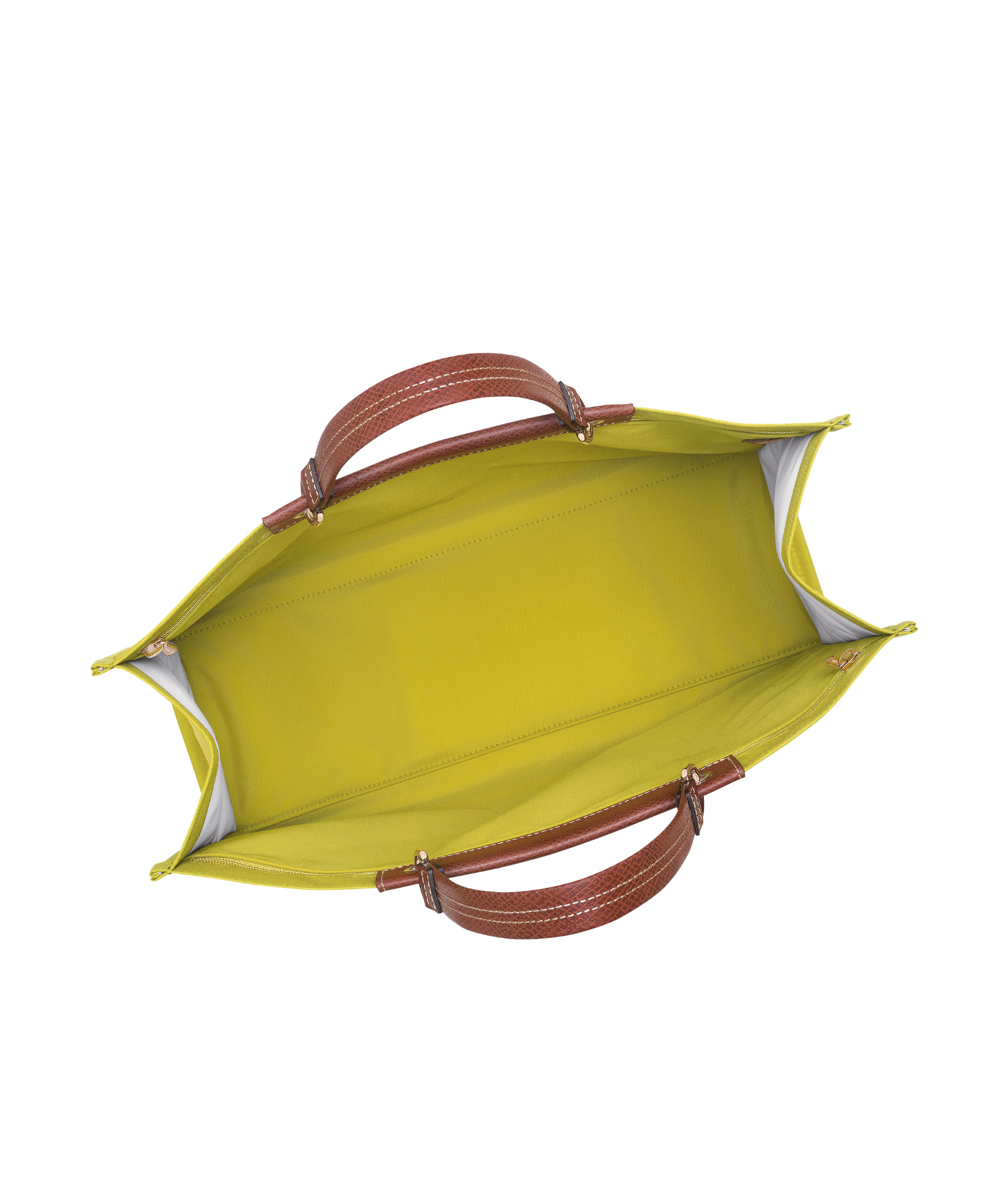 Longchamp Double-handle Handbag In Yellow