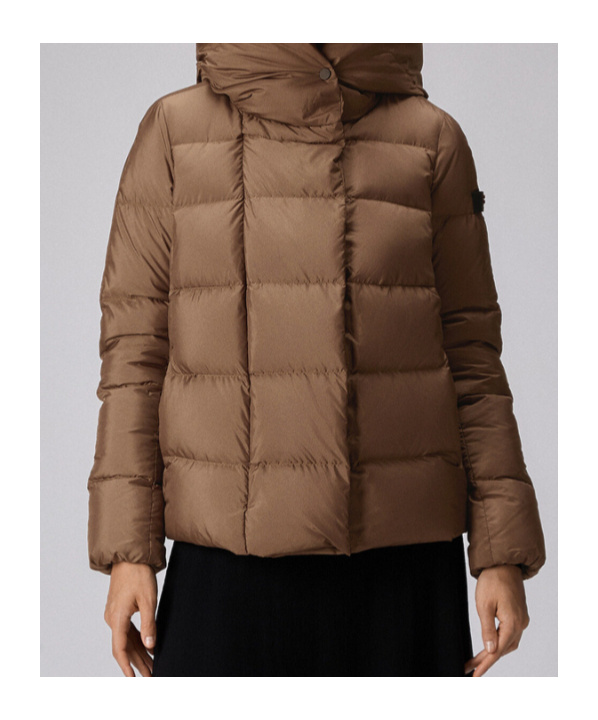 Peuterey Superlight Down Jacket Made From Recycled Fabric In Brown
