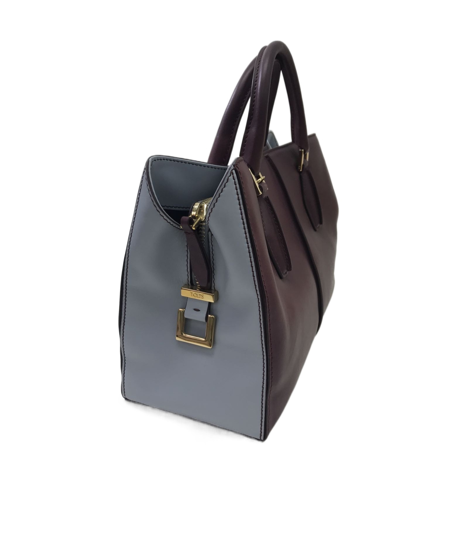 Tod's Double Handle Shoulder Bag In Black