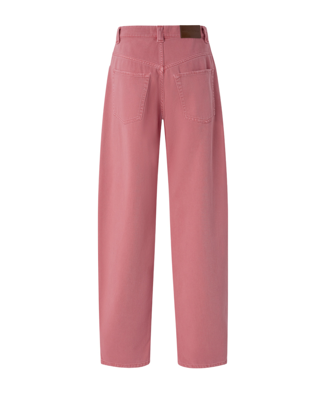 Pinko Wide-leg Casual Pants In Red