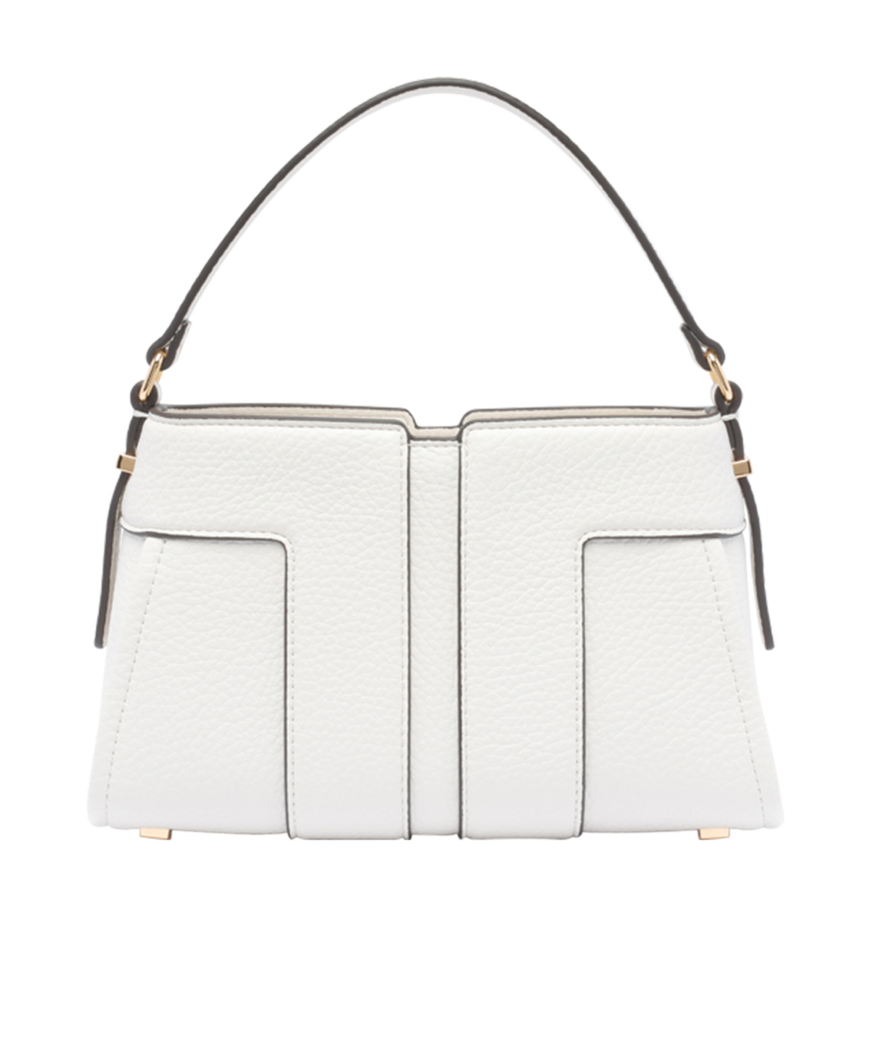 Shop Elisabetta Franchi Faux-leather Shoulder Bag In White