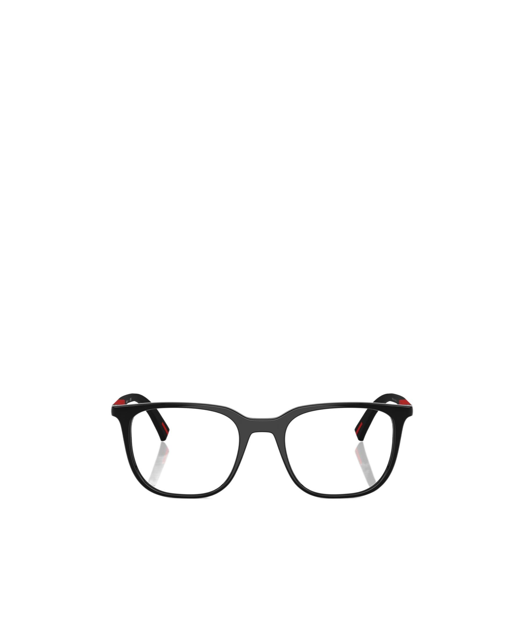Prada Linea Rossa Ps 04rv Czh1o1 Blu Trasparente Glasses In Black