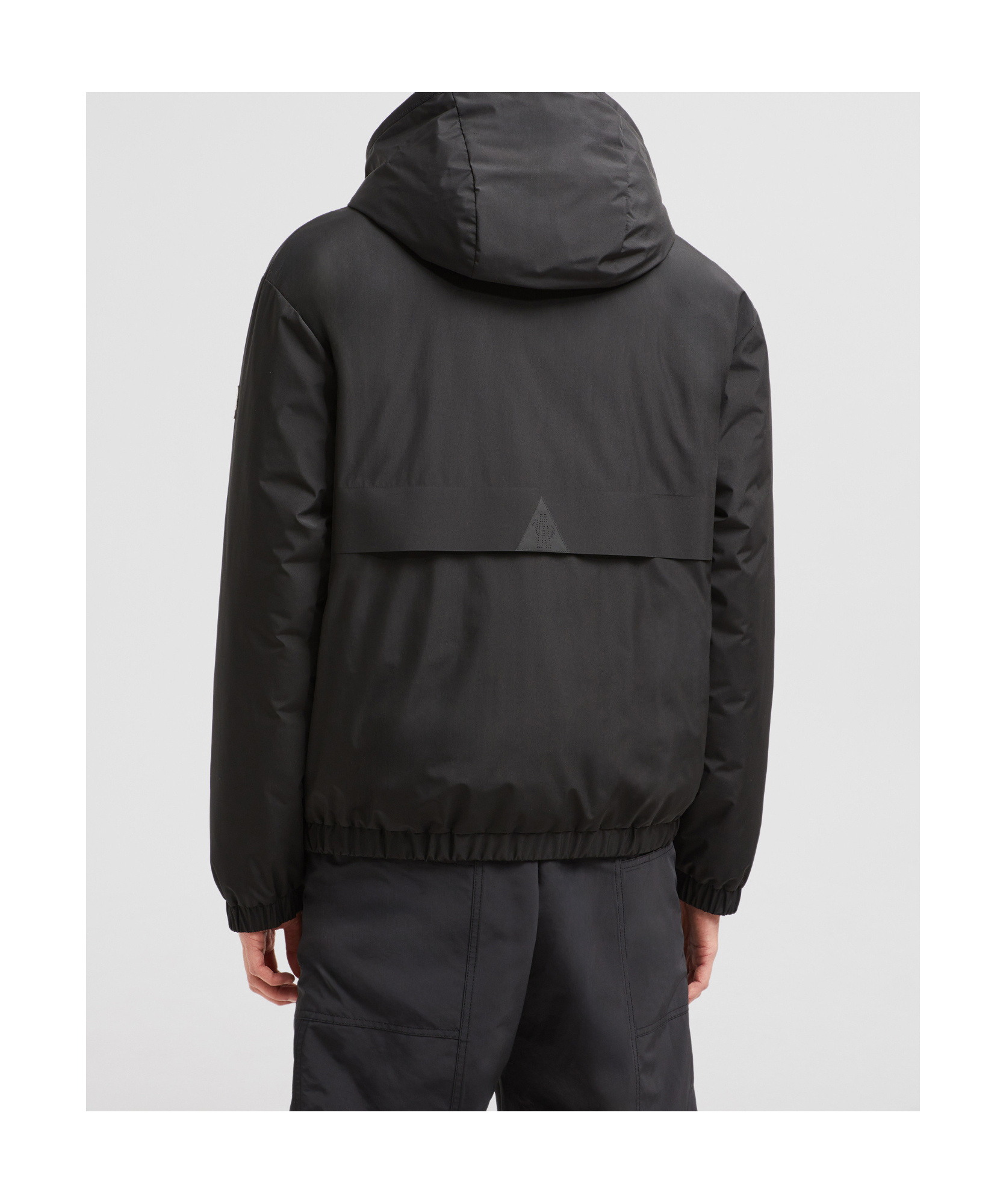 Moncler Bergun Reversible Down Jacket In Black