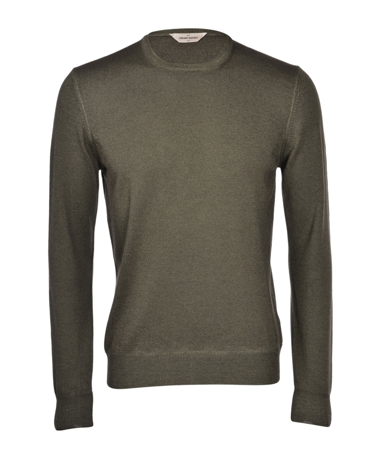 Gran Sasso Long-sleeved Sweater In Green