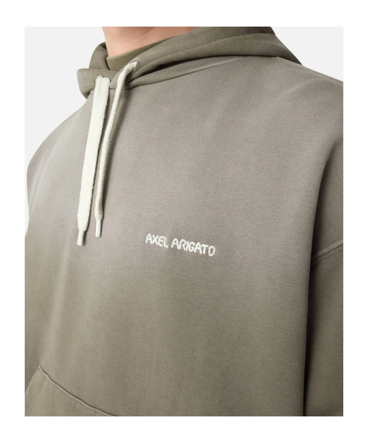 Axel Arigato Organic Cotton Hooded Sweatshirt In Multi